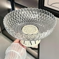 thumbnail image 2 of Freaswind White Transparent Drainage Fruit Bowl Decorative Wavy Fruit Tray Basket for Table Centerpiece Plastic Transparent Snack Storage Bowl, 2 of 8