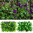 thumbnail image 3 of Expanding Garden Flower Trellis Panels Artificial Plants Realistic Looking Bright Color UV-Resistant Fence Screening Fake Plants,White, 3 of 8
