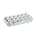 thumbnail image 2 of Supvox 2Pcs Egg Storage Container Plastic 18 Grids Stackable Grey for Refrigerator, 2 of 3