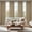 Copper Brown, variant on Pinch Pleated Thick Linen Curtains 96 Inch 4 Panels Set Back Tab Memory Trained Pinch Pleat Semi Sheer Light Filtering Privacy Let Light in Window Drapes for Living Room Bedroom Chambray Blue