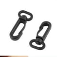 thumbnail image 3 of Unique Bargains Plastic Luggage Bag Tent Band Strap Rotary Swivel Snap Hook Buckle Black 13mm 10pcs, 3 of 3