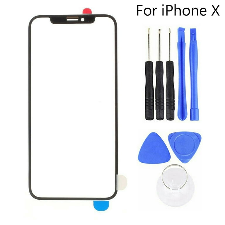 Poseidon Replacement Outer Front Glass Screen Repair Kit for iPhone X XR XS  11 Pro Max 