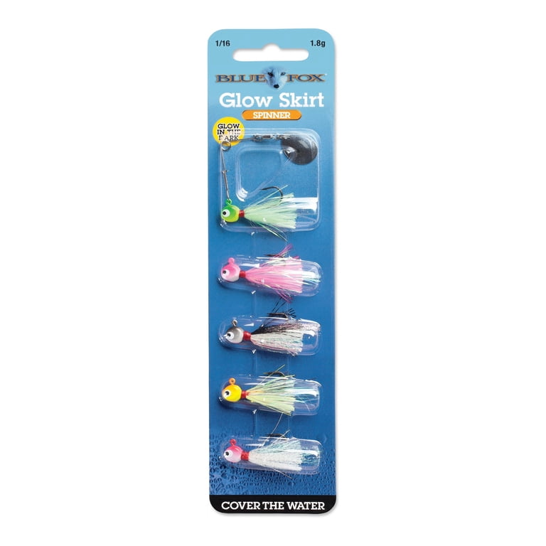 Blue Fox Glow Spin Kit, 5-Piece 1/16 oz Spinners photo 1