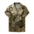 thumbnail image 1 of Camisas Para Hombre Camisa de manga corta con flores para hombre, estilo playero de verano, informal, relajada, para perezosos (C, S), 1 of 4