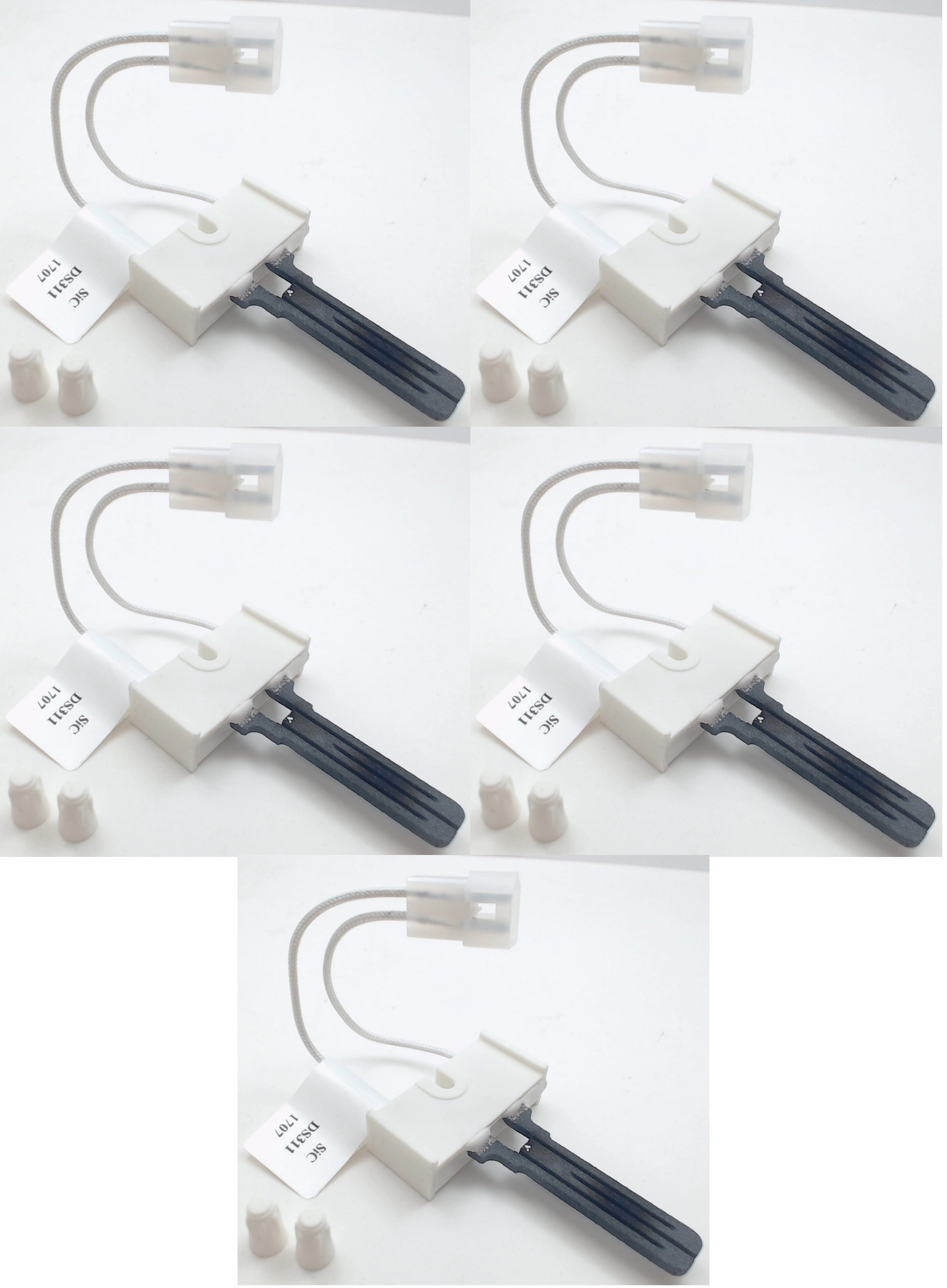 Gas Dryer Flat Igniter 5 Pack for Whirlpool, AP3109449, PS373025