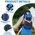 thumbnail image 4 of TOPCHANCES Sleeping Bag, 3 Season Waterproof Sleeping Bag Lightweight Compact Camping Gear for Adults Outdoor Camping Traveling, fits -4°F ~ 68°F, 4.9LBS (Navy), 4 of 13