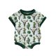 thumbnail image 1 of Blusa Mangas Cortas Ropa para bebé (niño o niña), peleles de verano para bebé recién nacido, monos holgados con cuello redondo Ygjytge Verde T 3/6M para Niña, 1 of 8