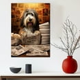 thumbnail image 3 of Polish Lowland Sheepdog Dog Bathroom Decor - Funny Bathroom Decor Wall Art, Dog Bathroom Wall Art and Animal Canvas, Dog Bathroom Canvas, 3 of 4