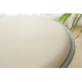 thumbnail image 4 of Nvzi Round Bar Stool Cushions,Non-Slip Seat Pad with Ties,Cotton Linen Stool Cover Breathable Chair Pad Cushion for Office Student Dining Chairs Grey A 45x45cm(18x18inch), 4 of 5
