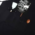 thumbnail image 6 of Waterproof Black Apron for Women and Men, Chef Cooking Kitchen Adjustable Funny Bib Aprons with 4 Pockets, 6 of 6