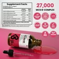 thumbnail image 4 of NutraJoy Liquid Vitamin B12 Drops, 5000mcg B12 with B6 & B1, Fast Absorption, Energy & Immune Support, Vegan, Gluten Free, Raspberry Flavor, for Women, 2oz, 4 of 7
