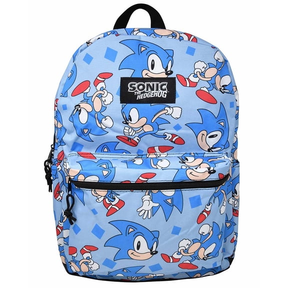 Sonic the Hedgehog 16" Backpack with All Over Print