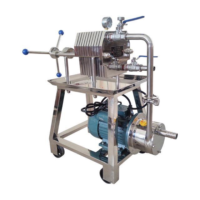 INTBUYING Stainless Steel Plate Frame Filter Press Slag big filter area 150 MODEL 220V