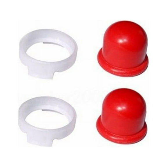 2Pcs Red Carburetor Oil Primer Bulb Cup Briggs & Stratton 694394 494408