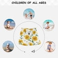 thumbnail image 6 of Kids' Beach Pants Comfortable Swim Trunks Daisies and Bees Pattern Shorts for Pool Vacation and Lounge Wear 5T, 6 of 8