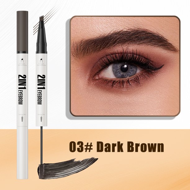 Lápiz líquido para cejas natural, resistente al agua, al sudor, sin manchas, multicolor, 3 g