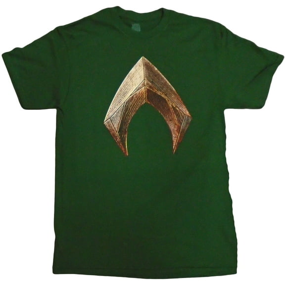 Justice League Movie Aquaman Logo Adult T-Shirt