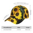 thumbnail image 3 of Baseball Cap, Japanese Were Blossoming Trucker Hats Women Dad Hat for Workouts - Baseball hat Adjustable Size, 3 of 7