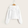 thumbnail image 3 of Y2K Tops Teens Long Sleeve Boys Girls Solid Soft Hooded Sweatshirt Classic Oversized Hoodies Loose Pullover Sweatshirts with Pocket for Kids, 3 of 5