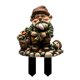 thumbnail image 2 of Xihbxyly Estaca de Jardín Enana, Diseño Caprichoso de Gnomo 2D, Decoración Duradera para Exteriores, Fácil Instalación, Ideal para Añadir a Un Parterre o Maceta, Regalo para Amantes de La Jardinería,, 2 of 7