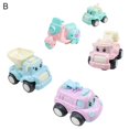 thumbnail image 1 of PENGXIANG 3/5/7Pcs Baby Mini Cartoon Construction Vehicle Pull Back Inertia Toy Car Set, 1 of 10