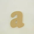 thumbnail image 2 of Package of 1, 6 Inch X 3/4" Thickness MDF Letter a in The Goudy Heavy Font, Thick, Lower Case for Art & Craft Project, Made in USA, 2 of 4
