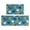 Rooster and Sunflower Blue Pattern, variant on Rooster and Flower Cream Pattern Anti Fatigue Kitchen Rugs Set Of 2, Non Slip Washable Decorative Floor Mats for Kitchen Sink Laundry, 17"x30" and 17"x47"