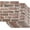 Red Brick, variant on 20PCS 13.7''x15'' Wall Panels Peel and Stick, 28.54 Sq Ft Self-Adhesive XPE Foam Stone 3D Wallpaper
