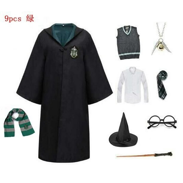 Disfraz de Harry Potter para ninos y adultos ropa de fiesta capa uniforme escolar de Hermione disfraz de Halloween para hombres y mujeres