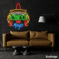 thumbnail image 4 of Craftnamesign Cinco De Mayo LED Neon Sign, Mexico Restaurant Shop Decor, 4 of 4