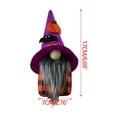 thumbnail image 3 of kladzum Halloween Decorations Stuffed Gnomes Doll Halloween Arrangement Props Doll Pendant Decorations Halloween Pumpkin Witch Doll Pendant, 3 of 8