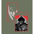 thumbnail image 5 of It Chapter 2 Pennywise Screengrab Collage Adult Olive Long Sleeve Hoodie-Medium, 5 of 5