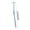 Blue, variant on Interdental Brush Single-Tufted Tapered Head For Orthodontic Braces And Wisdom Teeth Cleaning Pink 1 Count