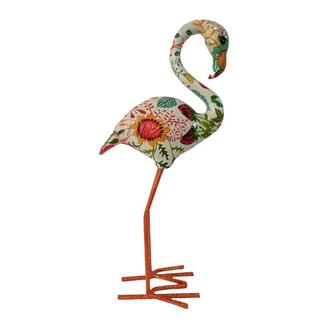 Estatuilla de Resina, Escultura de Pájaro, Arte Moderno, Manualidades para Patio Trasero, Patio, Estatua de Jardín de Flamencos, Estanque, Boda, Maciz Estilo C Sunnimix Estatua de resina