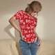 thumbnail image 3 of Balery Hohoho Body de cuello redondo de manga corta para mujer Tops de manga corta Tops básicos-Large, 3 of 7