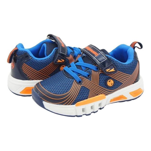 Tenis Niño Luces Dinosaurio Bubble Gummers Ikon Azul/verde azul marino 17