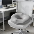 thumbnail image 7 of UALSRZL Memory Foam Seat Cushion, Comfort High Resilience Office Chair Cushion, Non-slip Circular Chair Pads for Classroom/Student Apartment, 16x18in, 7 of 7