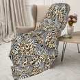 thumbnail image 3 of Sikiie Zebra Cozy Flannel Fleece Throw Blanket: Lightweight & Thick for All Seasons - Perfect for Women, Men, & Kids"80"x60", 3 of 6