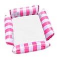 thumbnail image 2 of Sillas de hamaca flotantes para piscina, silla flotante de agua para adultos con patrón de rayas, silla de salón flotante inflable para piscina para, 2 of 8