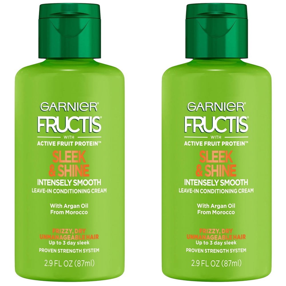 Pack of (2) GARNIER LEAVE IN COND SLEEK SHINE 2.9 OZ