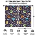thumbnail image 2 of Blackout Kids Curtains,Halloween Colorful Spooky Elements Childrens Insulated Curtains Set Of 2,Bedroom Essentials,Toddler Room Decor 52"x84", 2 of 5