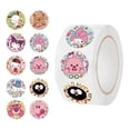 thumbnail image 2 of Rollos de pegatinas Sanrio Hello Kitty Melody Kuromi Cinnamoroll, 2 of 6