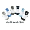 thumbnail image 4 of Minnieouse 6 piezas de medias para niños, calcetines tobilleros transpirables antideslizantes con buena elasticidad, estilo Simple, buena artesanía, ropa Medias Chico colores surtidos 14-16 Minnieouse AP009062-11B, 4 of 6