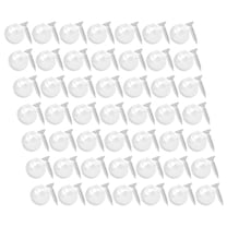 FELTECHELECTR Mirror Wall Clips Attaching Screens to Cabinet Doors Silver Homeowners Kitchen 100pcs