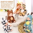 thumbnail image 4 of Minimuñecos Hanaive, 10 unidades, realistas, realistas, de 11 cm, con ropa, 4 of 7
