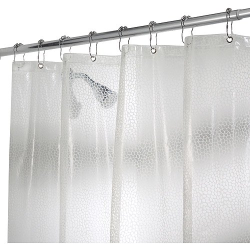 InterDesign Ripplz EVA Shower Curtain Liner, 72" x 72"