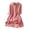 Pink, variant on Women's Linen Blend Collared Half Button Tunic Top Colorful Button Side Slit Casual Long Blouse