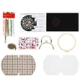 thumbnail image 3 of DIY Embroidery Bag Flower Pattern Portable Handbag Crossed Bag 16.5cm(non Finished)(Motif de fleur étoile ), 3 of 7