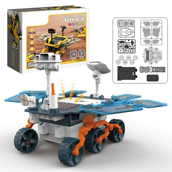 Solar Rover Model, DIY Assembled Science Kit, Educational Experiment Toy, Plastic Construction, for Boys Girls 8+, STEM Learning, interactive Projects, DIY Toys, Educational Gifts JACSZPA