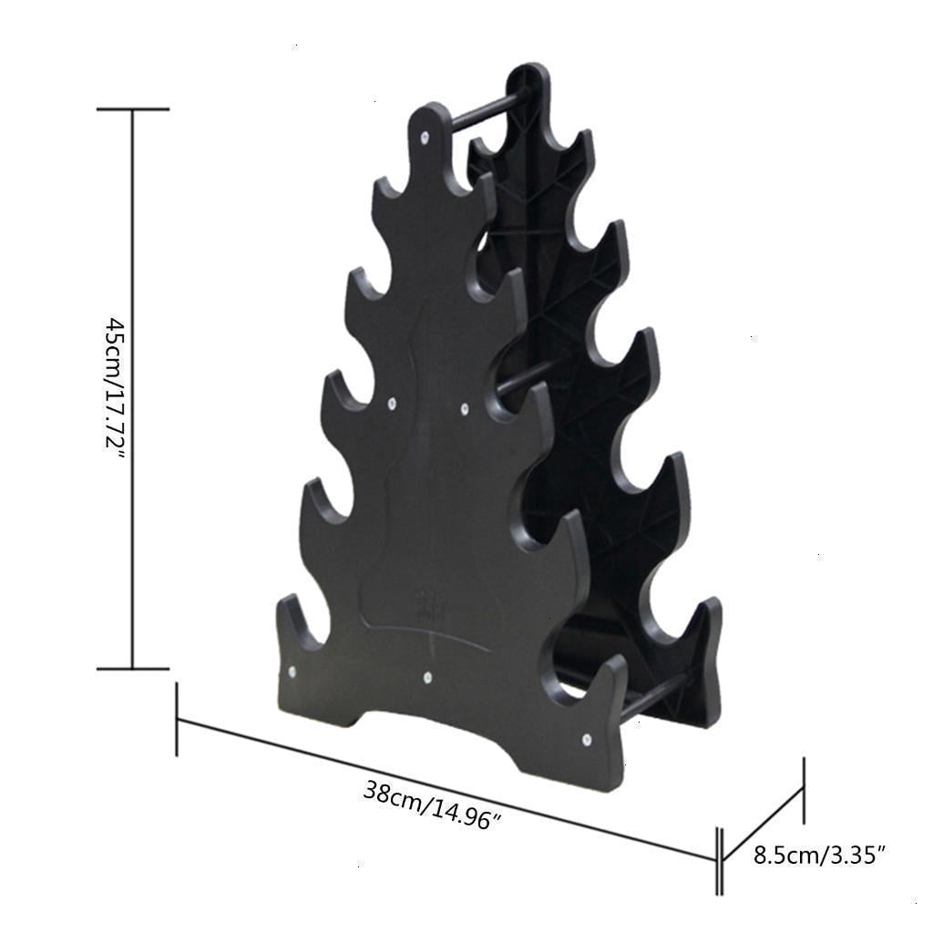 NANMELX 5 Tiers Gym Home Dumbbell Storage Rack Dumbbell Stand Weight Rack Weights Dumbbell Bracket Dumbbell Storage Rack Stand